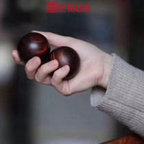 优质大红酸枝按摩五件套保健球按摩锤手部按摩器送老人