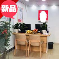 De ◆ new ◆ 17 Youlian home real estate l production intermediary store front table real estate sales front desk reception table office