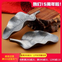 Suzhou Silver Building foot silver 99 retro kung fu tea ceremony kung fu tea medium tea shovel 60g