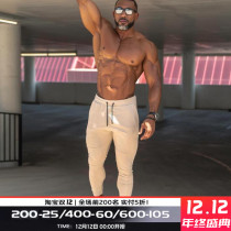 Muscle captain fitness Tide brand sports pants mens trousers casual little leggings autumn and winter running training corset guard pants