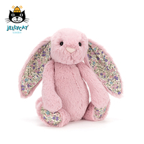 British jellycat Bonny Rabbit Blossom Tulip Flower Ears Soft Plush Baby Toy Doll