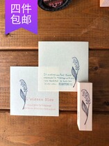 ●JY groceries●Domestic spot Japan kubominoki new Lily of the Valley girl wooden seal