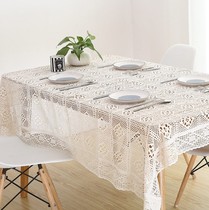 Tablecloth lace hollow handmade crochet cotton lace tablecloth coffee table tablecloth hollow large multi-purpose tablecloth