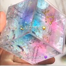 Net celebrity foaming glue Children non-toxic crystal mud Slime girl heart super fairy m home balls genuine fake water