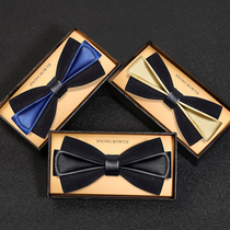 Bow tie male wedding wedding suit best man dress British Korean version of high-end Brother Group groom suit bow tide