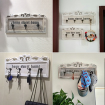 American country style European clothes hook creative door entrance porch fitting room adhesive hook wall hanging key holder decorative coat hook