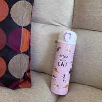 Cup with panda Mimi Insured Cup Cat Claw Cup Kitty ART INSULATION WATER CUP VEHICULAR KITTY WATER CUP LONG-LASTING INSULATION