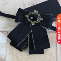 Korean version of mens double layer positive dress Business collar Mens wedding New Lang Butterfly knot Inn Female Bow Tie Gift Box Dress