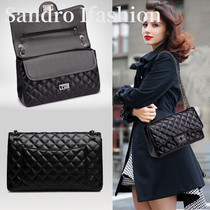 Soft leather bag bag female 2020 new small fragrance Lingge chain bag leather crossbody shoulder handbag mobile wallet