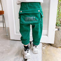 Childrens pants Boys 2020 spring and autumn Korean casual pants boys loose spring trousers childrens western style spring clothes