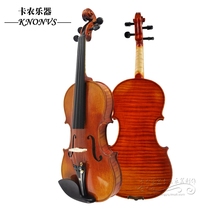 4 4-1 10 natural tiger pattern single board whole board maple wood children adult learning with high-grade handmade violin