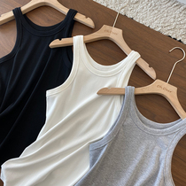 W can take this years hot vest ~ high-quality long-staple cotton slim slim woman sleeveless short top new