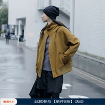 Step-by-step short woolen coat womens autumn and winter new little man