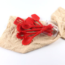 Small utensils brush noodles special spatula household scraper spoon oil silicone kitchen non-stick pot spoon Colander