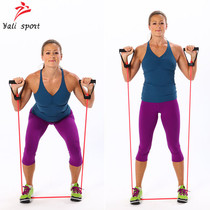 Mens strength training elastic belt fitness elastic rope hose female home puller sports equipment