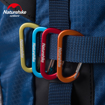 Naturhike Norway guest outdoor climbing buckle 2 only D type hook key buckle backpack quick hanging water bottle hanging buckle