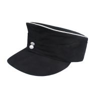 German mountain hat German black summer hat cotton fabric German hat