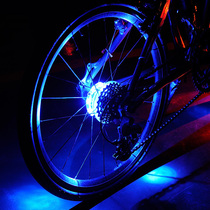 Bicycle lights Hot Wheel decorative lights flash night riding lights flower drum lights mountain bike warning lights