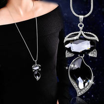 South Korea fox sweater chain long personality Joker necklace autumn and winter clothes pendant accessories pendant temperament female