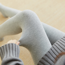  Autumn and winter plus velvet thickened leggings high waist leggings womens warm pants outside wear cotton pants stepping pants