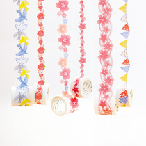 Sakura Bluebird series shaped tape Handmade creative fresh hand book DIY album souvenir book decorative sticker
