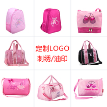 Children Dance Packs Waterproof Double Shoulder Bag Woman Fashion Dancing Bag Adult Double Bag Ballet Dancer Bag Single Shoulder Bag Backpack