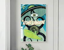 Poster nuclear Submarine The Atomic Submarine 1959 CC 9