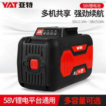 Art 58V lithium power platform General accessories Large capacity 2 5Ah 5 0Ah battery charger 2A 4A Quick charge