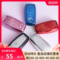 Mercedes key bag New A E C class A200l A180l key set Quicksand key shell Key chain keychain