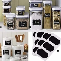 新款 36 Pcs Blackboard Sticker Kitchen Jars Organizer Labels