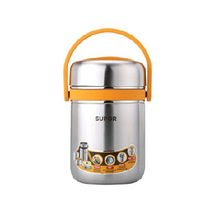 Supor KF15A6 insulated lunch box insulated barrel 304 stainless steel multi-layer student lunch box carrying pot