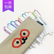 ●JY groceries●Korea teteum original line eyeglass bear learning pen bag in stock