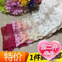 Lace accessories fabric color clothing accessories lace decoration diy hairclip hair accessories material multi-color