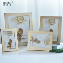 Modern minimalist gold photo-frame swing-room Bedroom-Like room Decorated Pendulum Table 6 7 10-inch photo-frame