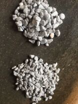 Gray stone rice Black stone rice washed stone rice Exterior wall stone rice permeable pavement stone rice Garden landscape black gray stone