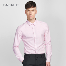 Meta Moto 120 Pure Cotton Striped Men Sashimi Long Sleeve Shirt Spring Business Casual Linen