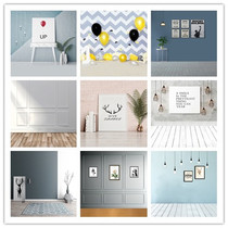 Brief Taobao Live main Podcast Online Red Clothing Live Photo Background Paper Ins Nordic Style Models Photographic Wall