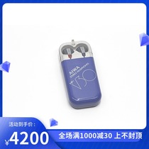 AIWAAIWA JAPAN ORIGINAL HP-V30 FLAT HEAD EARPLUGS HEADPHONES NEW COMPLETE SET WITH PACKAGING ULTRA GOOD SOUND QUALITY