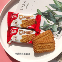 Caramel biscuits 500g casual food snacks for afternoon tea refreshments West Point cakes with zero-mouth tea refreshments Festive Delight