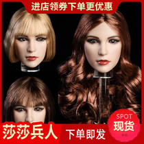 Spot YMTOYS dream 1 6 female soldier doll head carving suitable for PHICEN encapsulated female body body