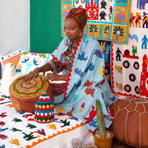 Rajasthan Cutwork Tapestry India hand-patchwork childrens interest bed cover Tapestry wall ornaments