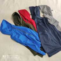 Foreign Trade Raw single-tailed goods Mens knitted outdoor Lianhood jacket Spring and autumn Outdoor Sports Hiking Mountaineering