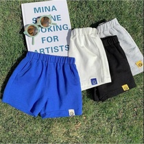 Boy Summer Clothing Pure Cotton Sports Shorts Summer Middle Boy Foreign Air Thin style Casual Pants 100 Hitch Popular Retro Pants