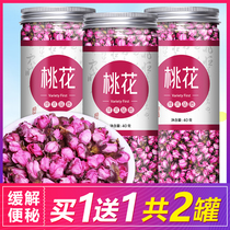 Peach Blossom Tea Defecation and Refreshing Bowel-level Dried Peach Blossom water Drink drink Flower tea petal edible