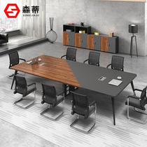 Office furniture Conference table Long table Office desk Simple modern conference room table and chair combination Long table Large negotiation table