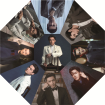 Fans should help Huge stars around sunny umbrellas shake the same custom black rubber umbrella birthday gift lovers