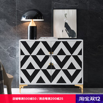 Light luxury entrance shoe cabinet modern simple household lockers large capacity entrance hall cabinet partition cabinet