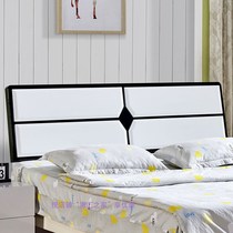 Single classic wood soft bed can be customized backrest bedroom 2019 simple single buy single bedside headboard 1 5