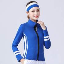 Yang Liping new square dancer autumn and winter pure cotton fitness exercise dance team performance practice suit sports suit