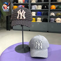 Korea MLB hat 2021 new old flower full label baseball cap NY men and women cap tide